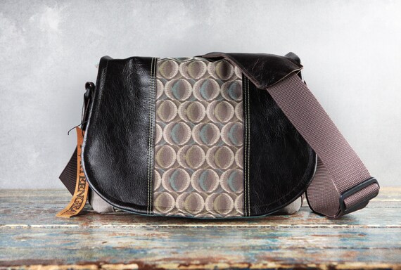 Leather Camera Bag New Satchel - Teal Lime Rings Leather Medium DSLR ...