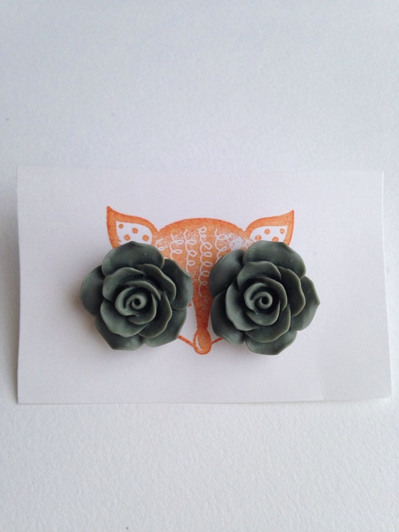 Rose Bud Earrings