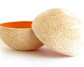 Pair of Cantaloupe Bowls