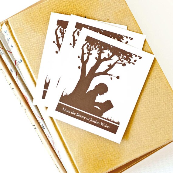 Custom Bookplate Personalized Bookplates Classic Book Label