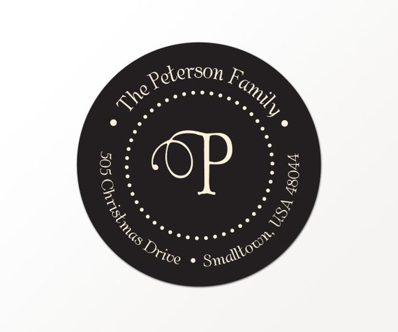 Round Return Labels by 505 Design, Inc - Printed or Printable File Il_570xn
