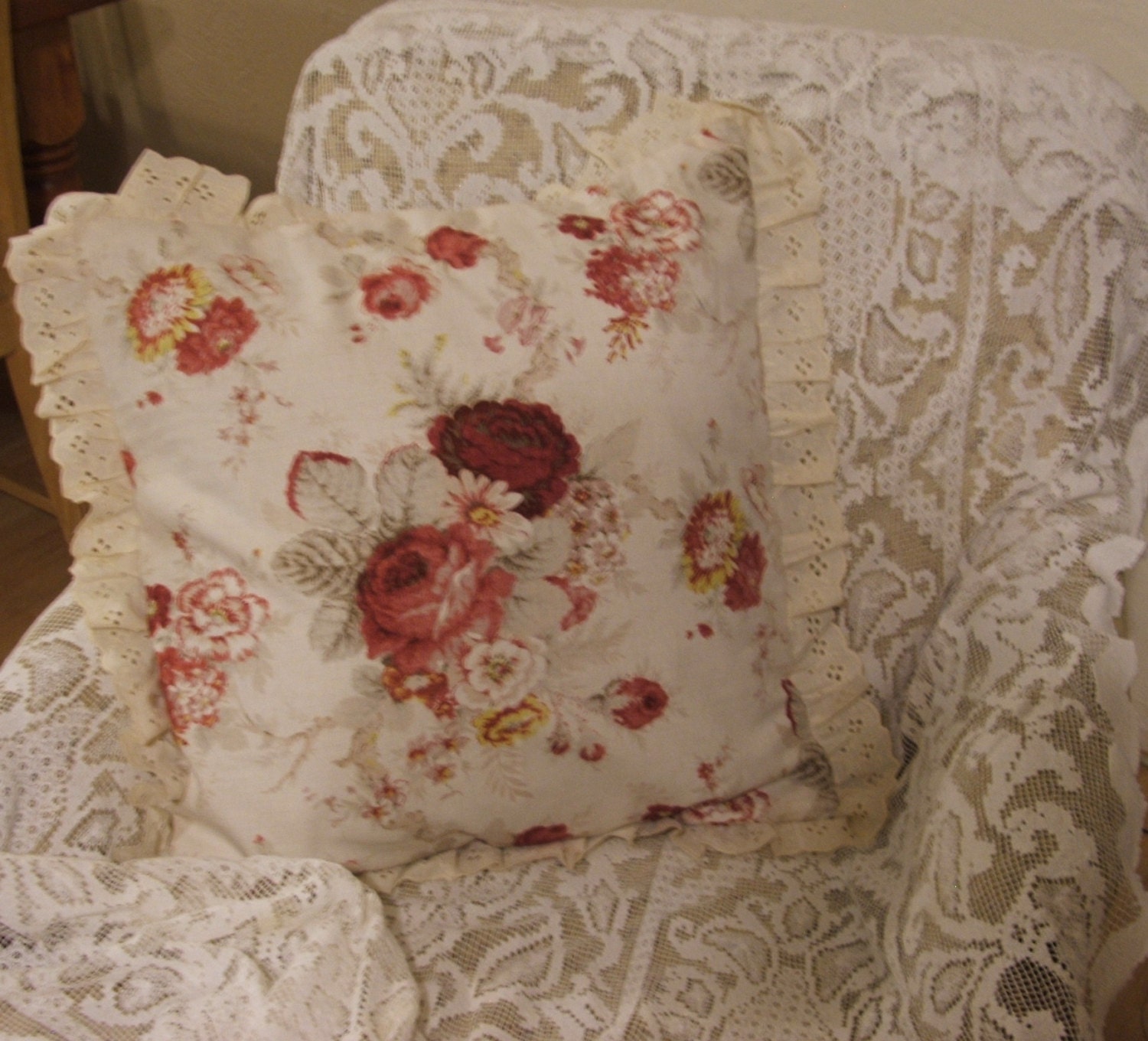 country french pillow cover by MyThymeCreations on Etsy