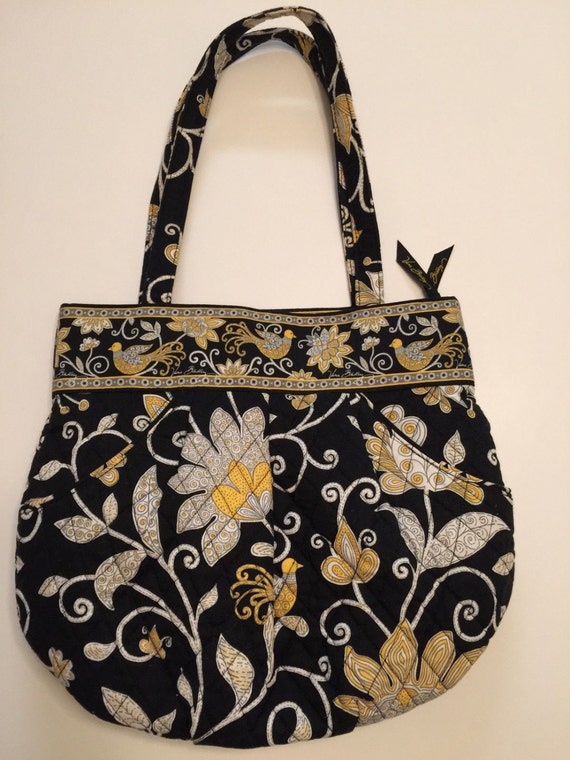 Vera Bradley Yellow Bird Morgan Style Retired Pattern Purse