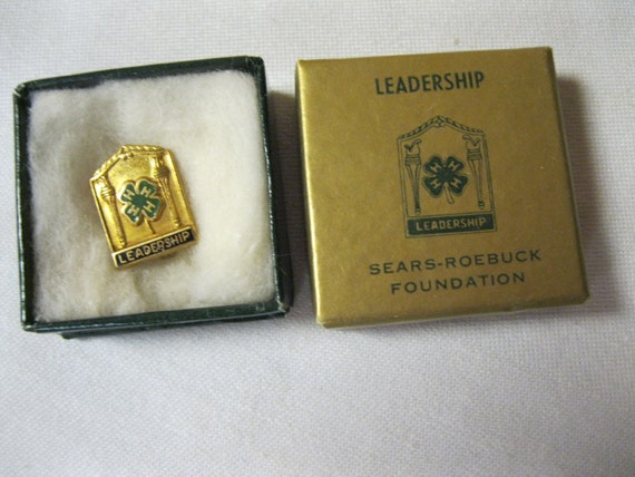 A Rare Memorable Leadership Award Pin Youth 4H By Collectiblesatoz