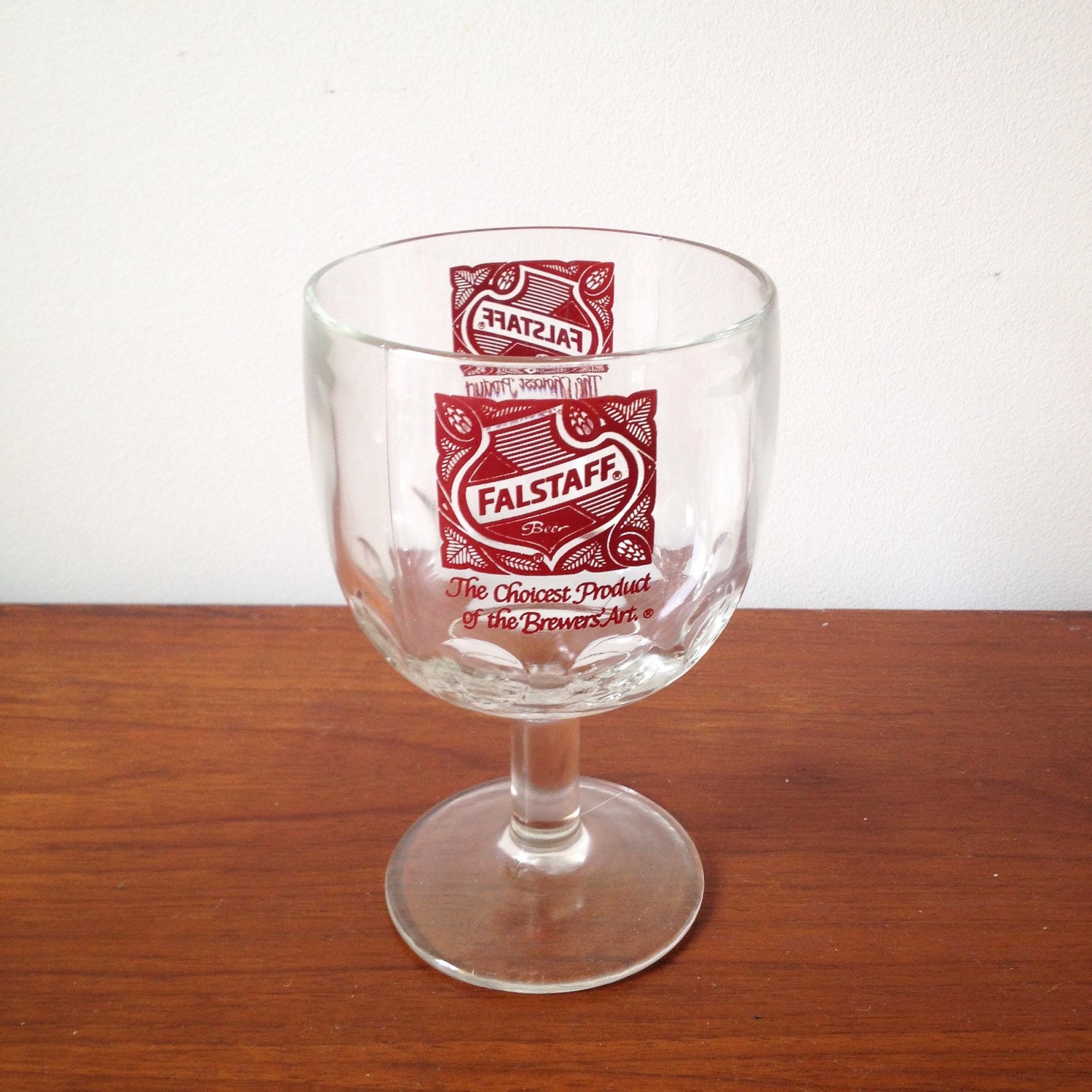 Vintage Falstaff Beer Glass Barware By Remodernnyc On Etsy 1815