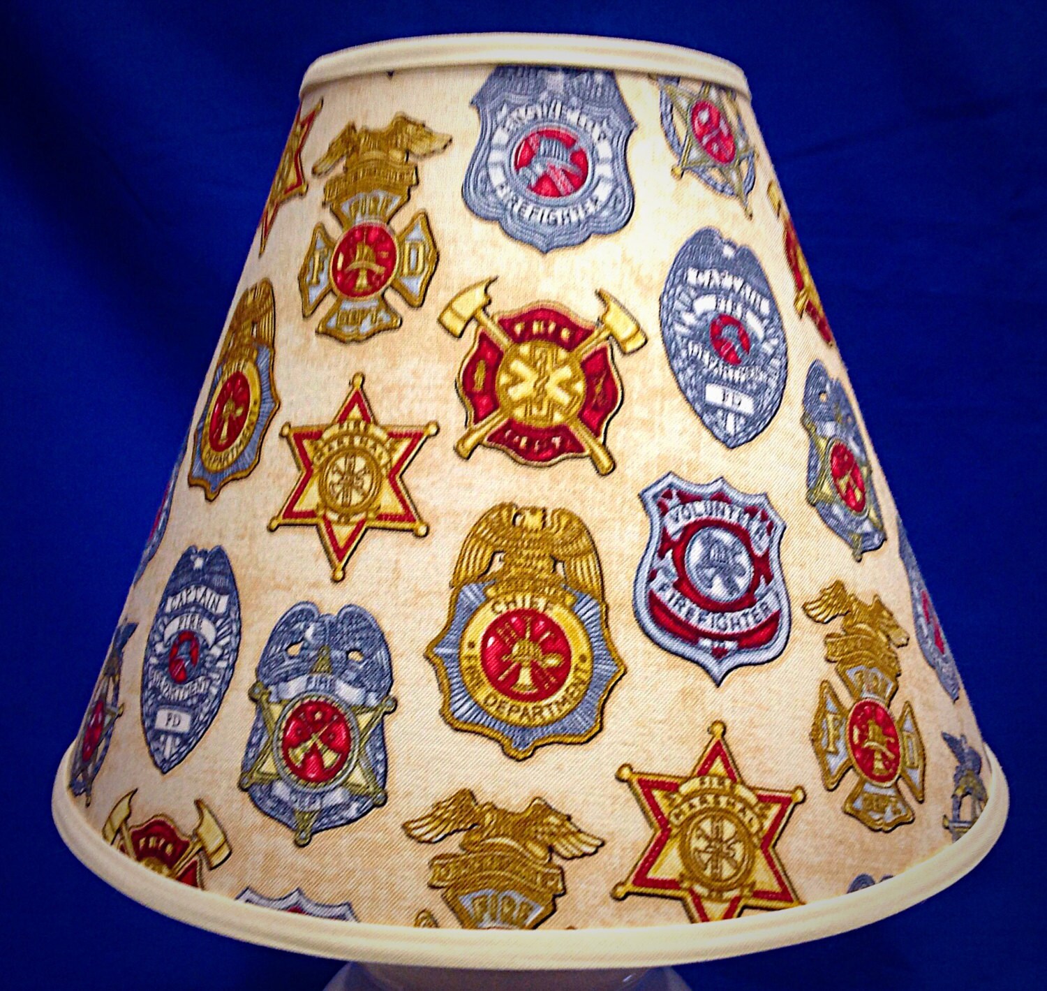 Fire Department Marshall Firefighter Badges Lamp Shade Firemen