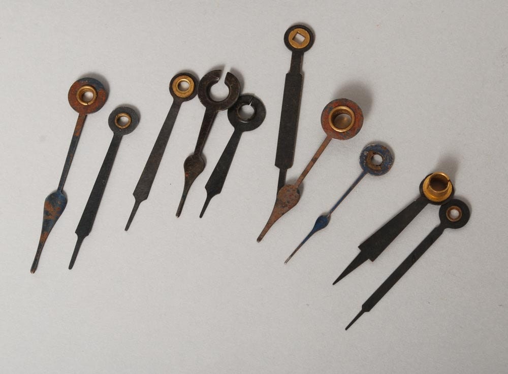 Set of 10 vintage Clock Hands, Clock Parts, Steampunk Supplies