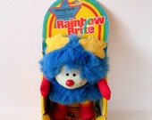 Rainbow Brite Blue Champ Brite / Vintage 1980s Mattel Unisex Doll Toy