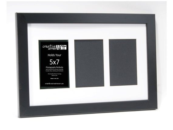 3 5x7 Opening Picture Frames with 10x20 by CreativeLetterArt