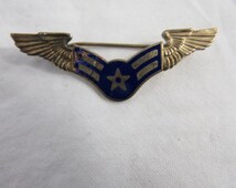 Vintage Post WW2 US Army Air Corps USAF Airman First Class Flight Crew ...