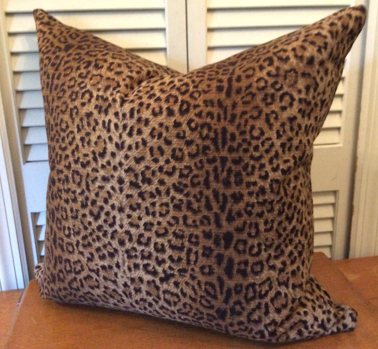 Designer Cheetah Animal Print Pillow Cover with or without