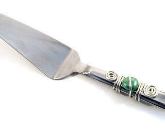 utensil  Knife, pie Pie Pie serving Beaded  Serving Wire Wrapped, Piece Serving  Utensil,