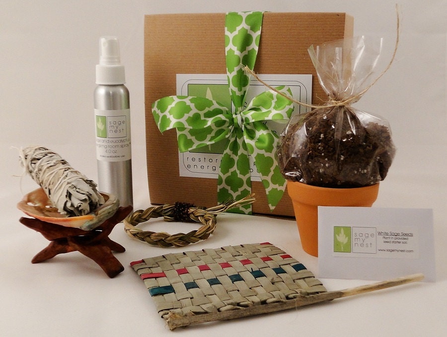 SageMyNest Housewarming Gift Kit A Sage Cleansing Sage