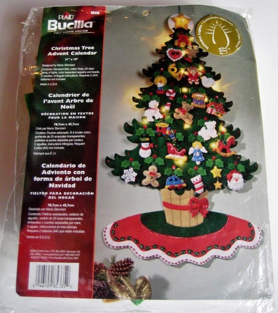 Bucilla'sLighted Christmas Tree Advent