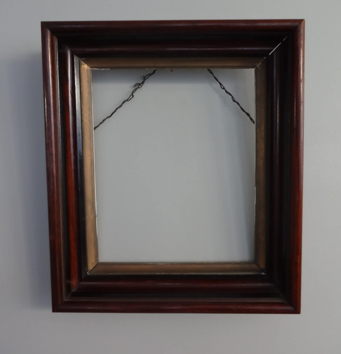 Antique Wooden Picture Frame Victorian by callmeanytimevintage