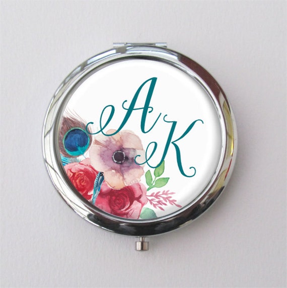 Purse Mirror Custom Bridesmaid Gift Personalized Compact