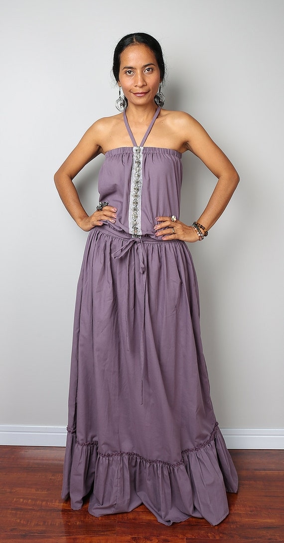 Maxi Dress / Soft Purple Summer Dress : Cheer me Up