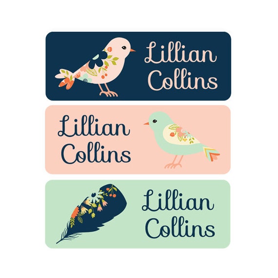 Daycare Labels, Girl, School Labels, Baby Bottle Labels, Waterproof