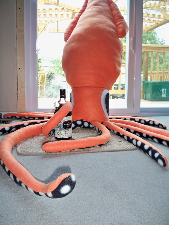 adore 31 kraken the giant squid plush stuffed animal toy