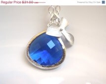 Popular items for cobalt blue pendant on Etsy