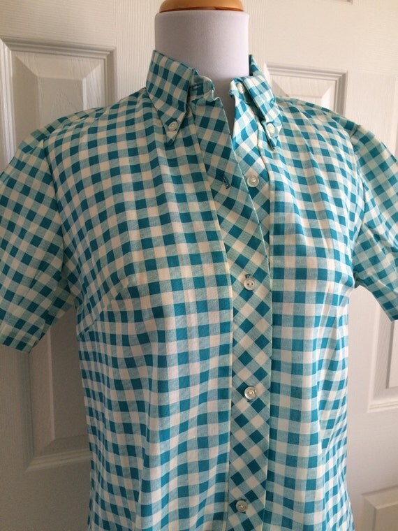 checkered vintage dress
