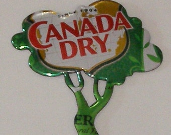 TREE Magnet - CANADA DRY Ginger Ale Soda Can (Replica)