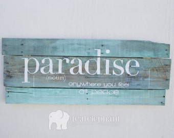 Pallet Art Definition Paradise Home Wall Hanging Pallet Art Definition Paradise Home Wall Hanging