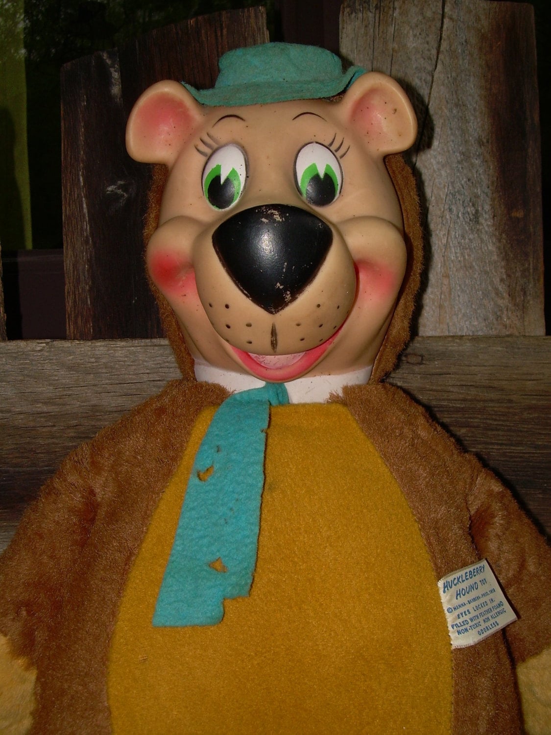 vintage rubber face bear