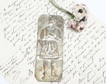 Mini Cross with Milagros Antique Style