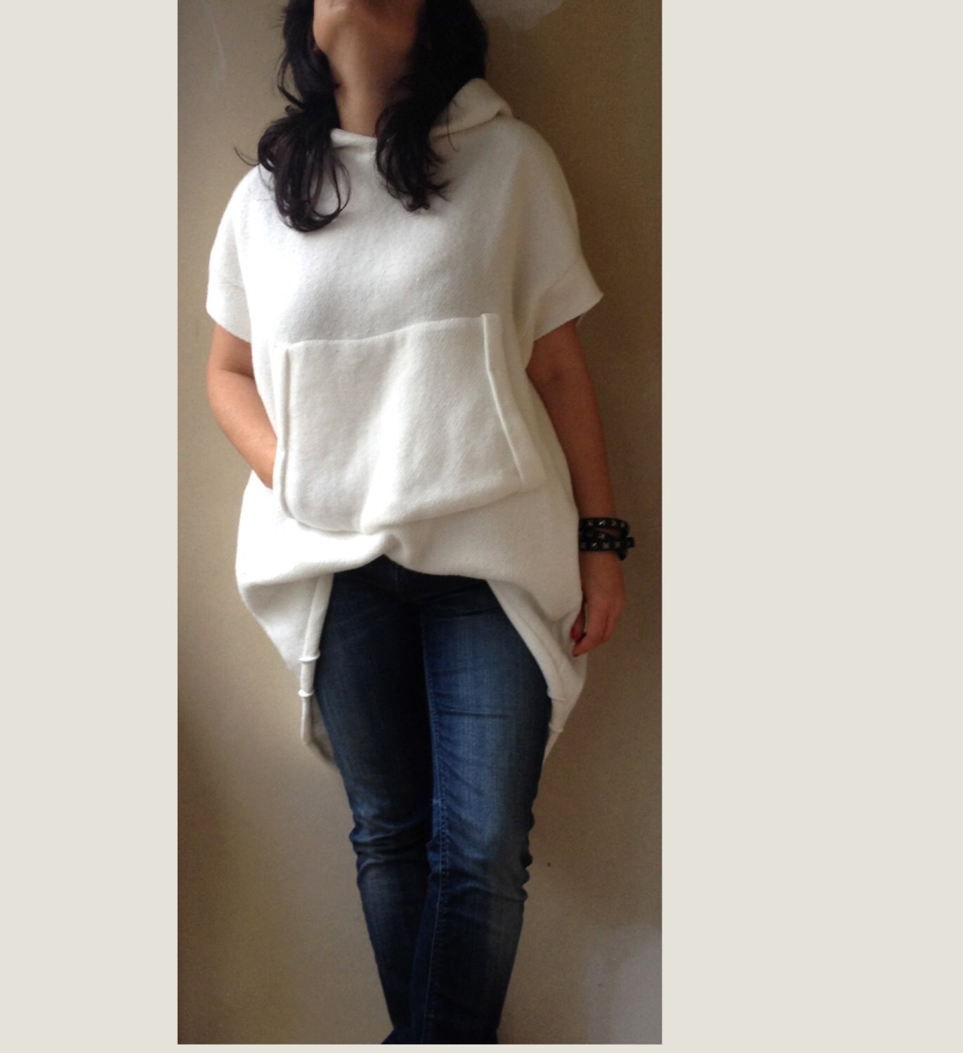 Oversized Hoodie Plus Size Sweater Hoodie Asymmetric Hoodie