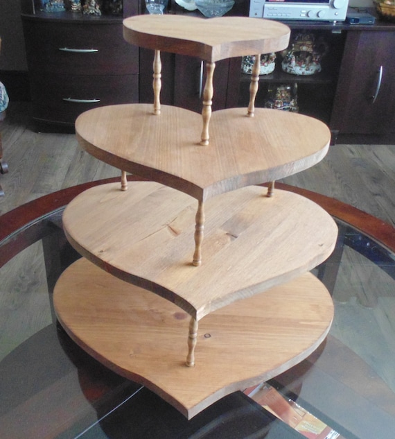 Items similar to Rustic Wooden Wedding Cupcake Stand / Wedding Cake