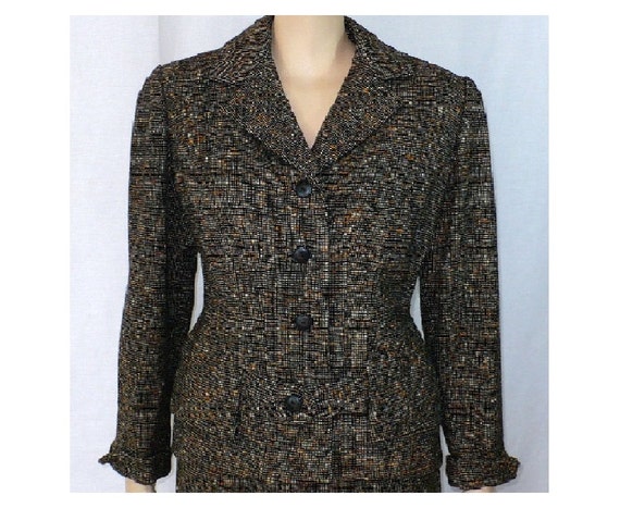 M 30s Vintage Blazer Womens Suit Separate Wool by GetLuckyGals