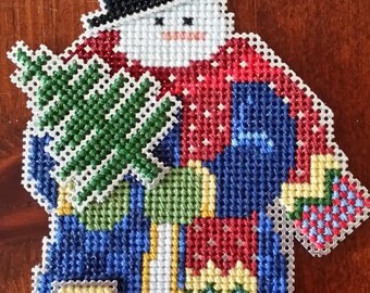 Popular items for Cross Stitch Snowman on Etsy