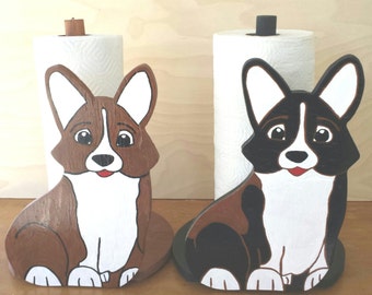 Corgi Paper Towel Holder