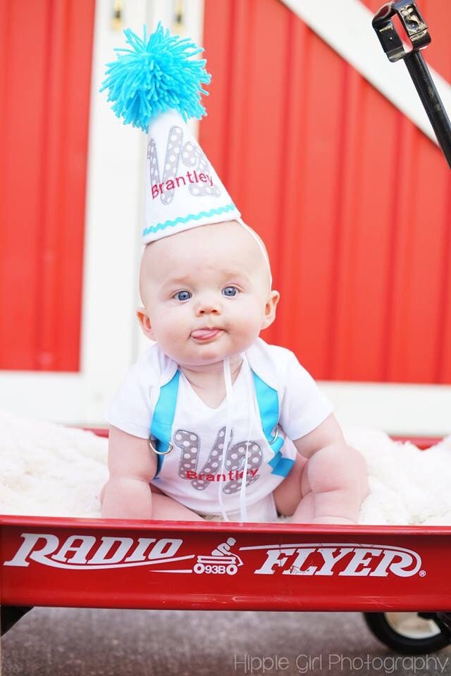 Baby Boys 2pc 1/2 Birthday OutfitBoys 6mo by BetterThanBows