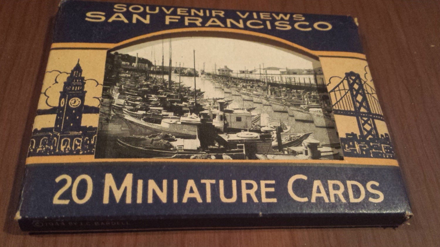 Vintage San Francisco Souvenir Views 20 Miniature Cards