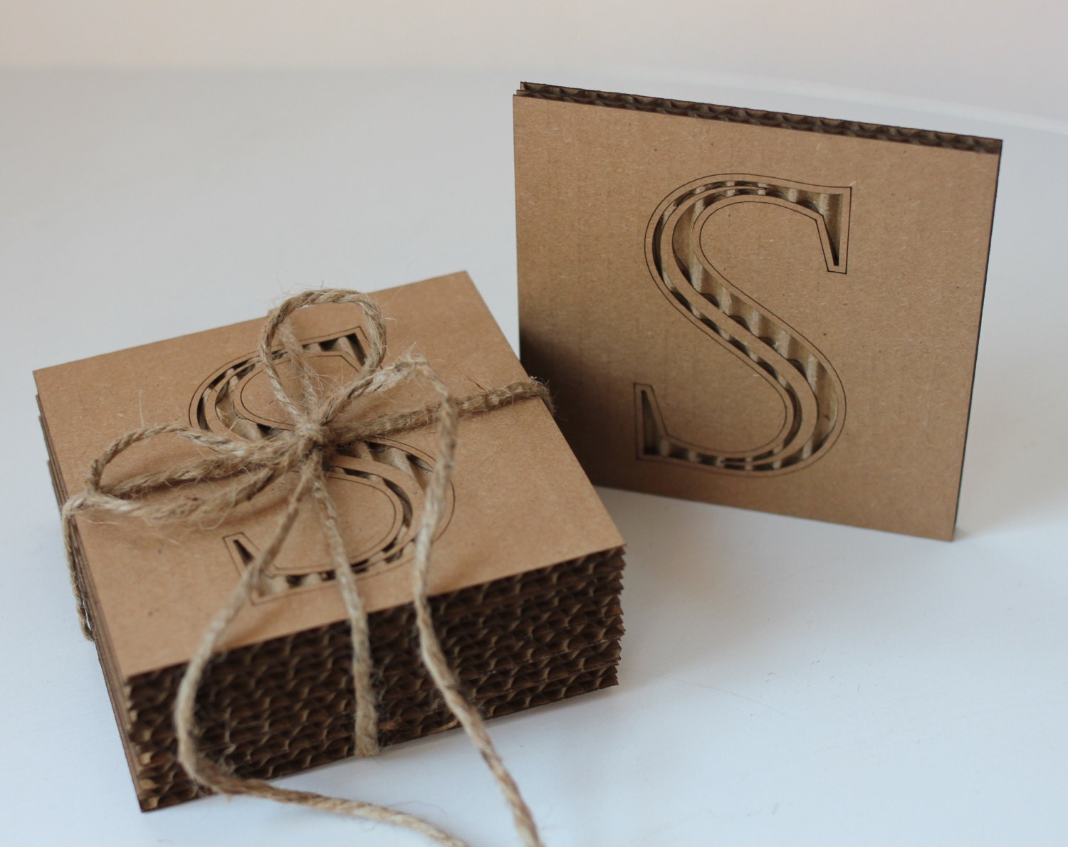 Cardboard Coasters Set of 4