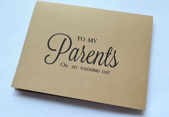 Beautiful 40 Card To Parents On Wedding Day