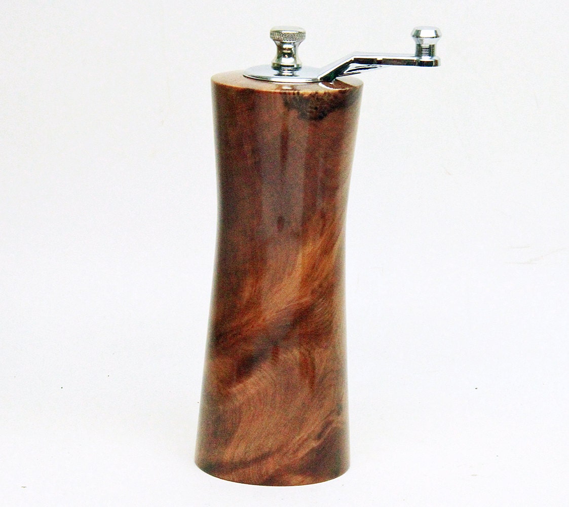 Crank Top Pepper Mill made with Beautiful by FranklinWoodworks