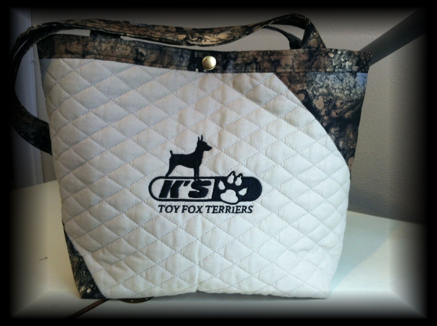 Embroidered Dog Breed/Kennel Name Purses