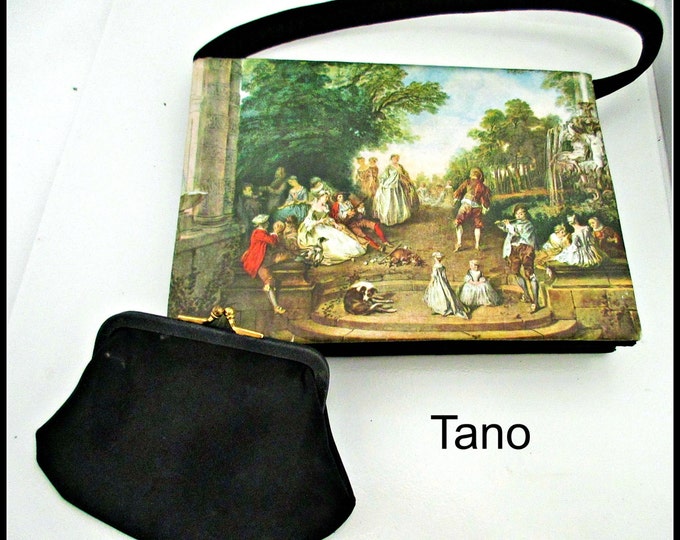 Tano of Madrid Envelope purse French Painting bag pocket book hand bag