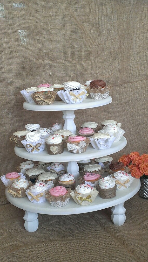 shabby chic cupcake stand tier classic cup cake display tower table decor white ivory round shabby chic cupcake stand tier classic cup cake display tower table decor white ivory round
