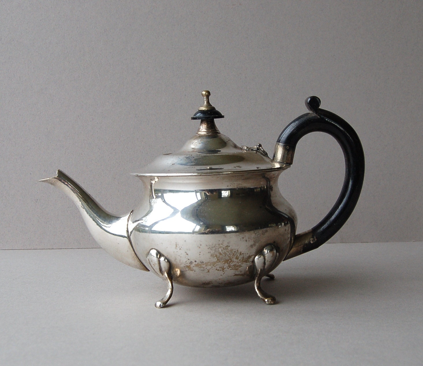 Art Deco silver plate teapot Vintage tea pot Vintage serving