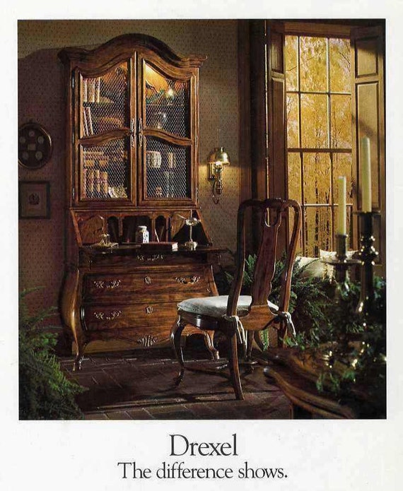 Drexel Heritage Secretary Desk / Vintage by SHABBYEUROPEANFLAIR