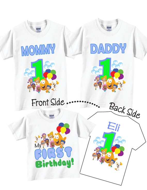 Birthday Shirts for Mom Dad Family First Birthday Set by TheCuteTee | Etsy