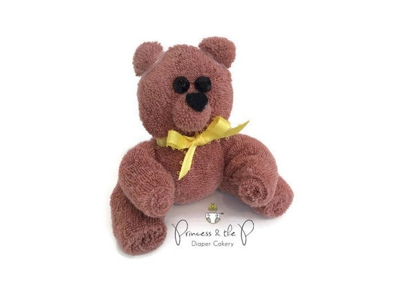 teddy bear washcloth