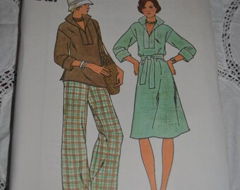 Butterick 4125 Misses Dress Tunic Pants and Belt Sewing Pattern - UNCUT - Size 10