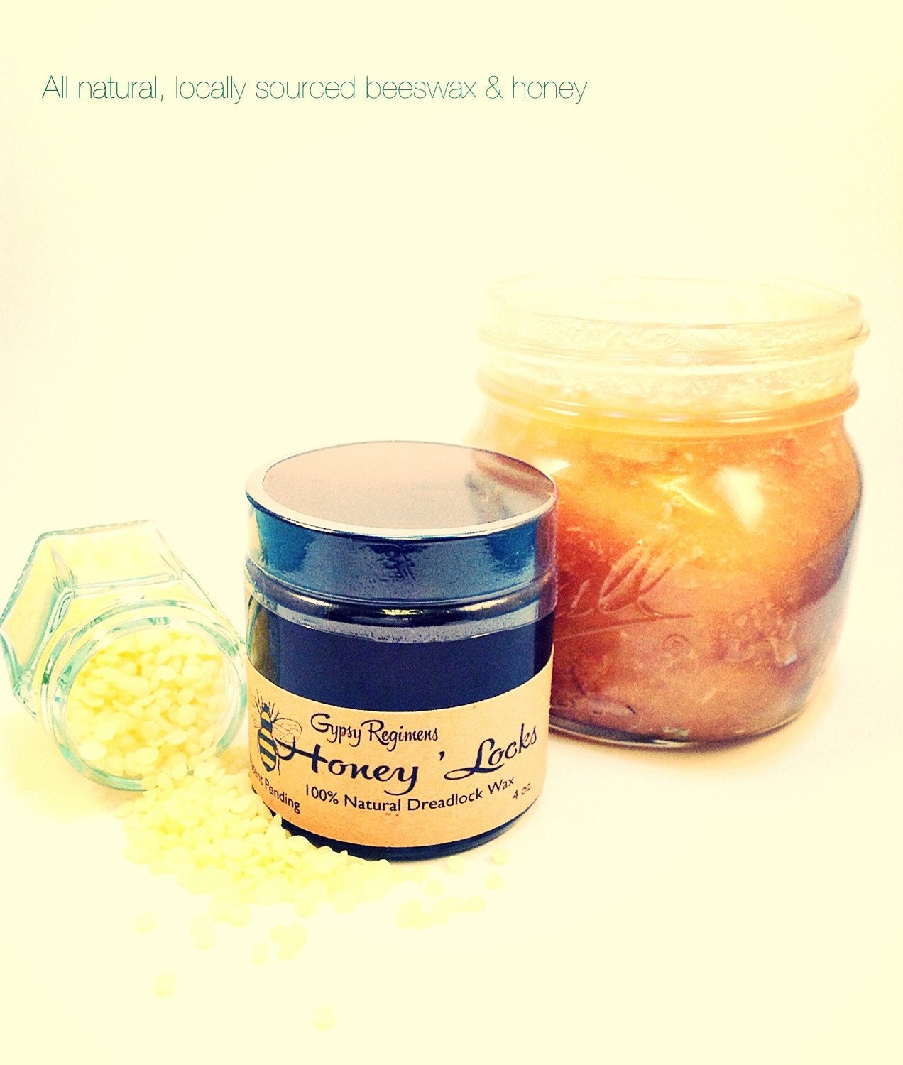 Honey Locks Dread Wax. Beeswaxbased dreadlock by GypsyRegimens