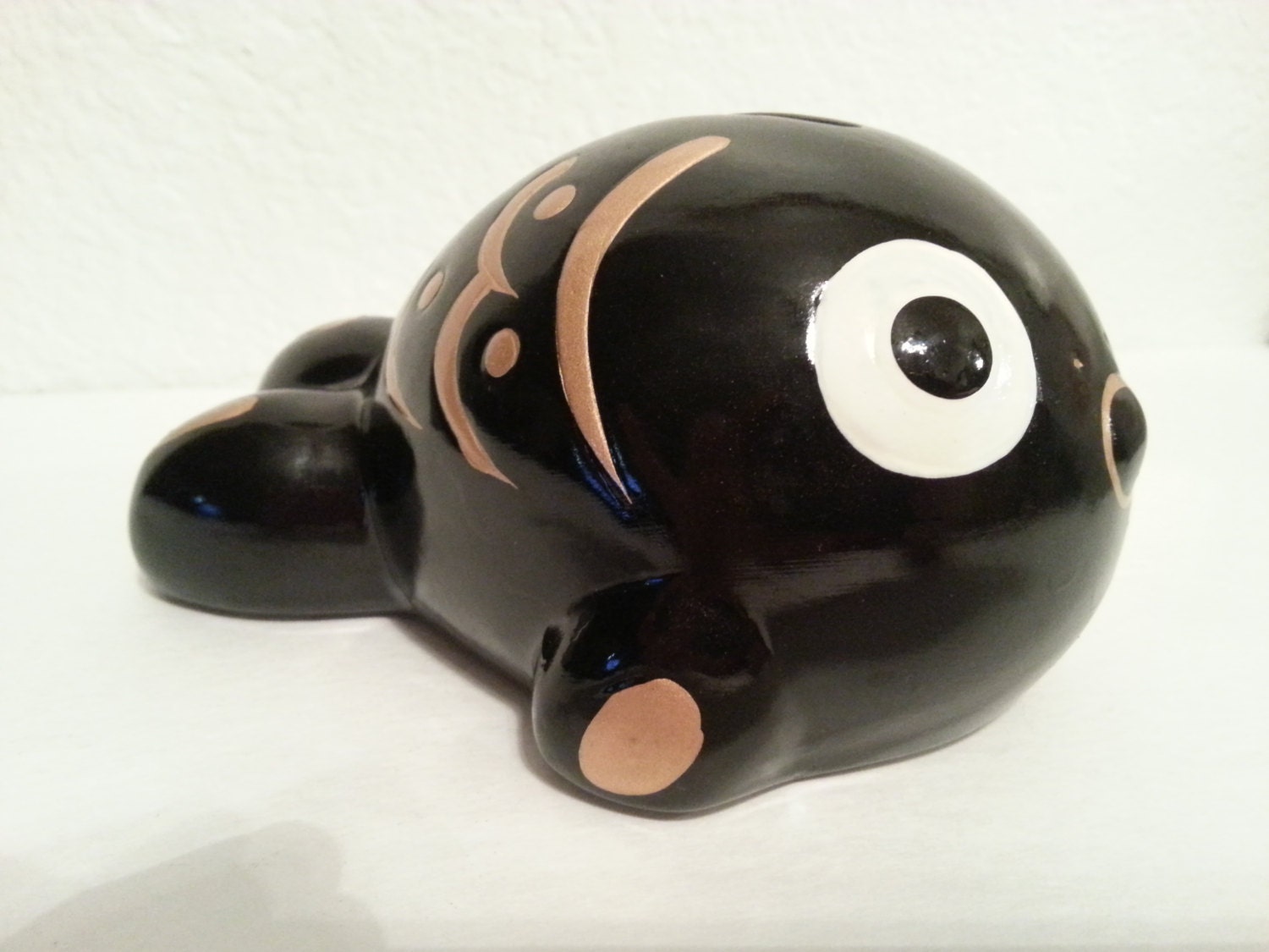 Ceramic Fish Coin Bank