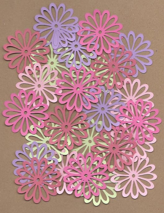 Download 25 2 inch Flowers Butterfly Cricut Die Cuts